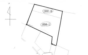 阿波岐原町江田原1694-1の売買(売地)